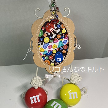 簡単布飾り（バレンタイン）