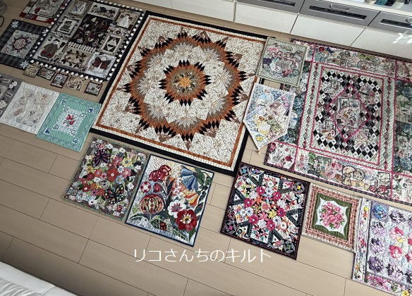 2026年3月25日4月14日までリコさんちのキルト展に展示予定作品