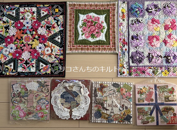 2026年3月25日4月14日までリコさんちのキルト展に展示予定作品