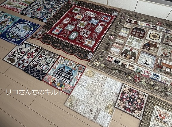 2026年3月25日4月14日までリコさんちのキルト展に展示予定作品