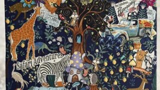 自作のファブリックボード