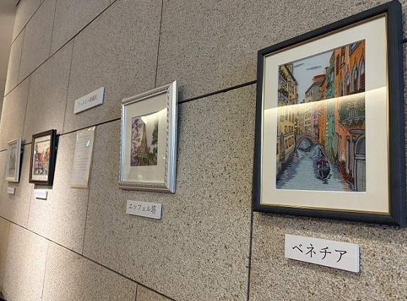 森田恵さんのリュネビル刺繍作品（2026年4月17日宗次ホール）