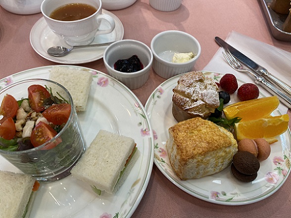 クッキングで習ったアフタヌーンティー