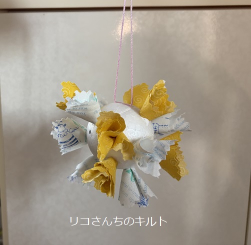 刺すだけでできるくす玉作り