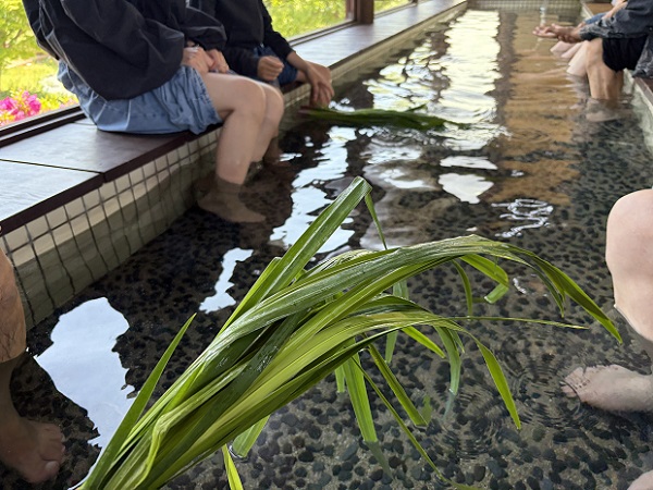 石畳足湯（豊田市足畳街）