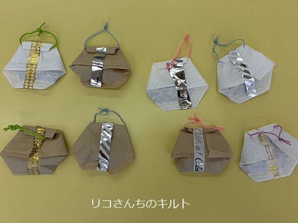 コーヒーフィルターで作るサシェ