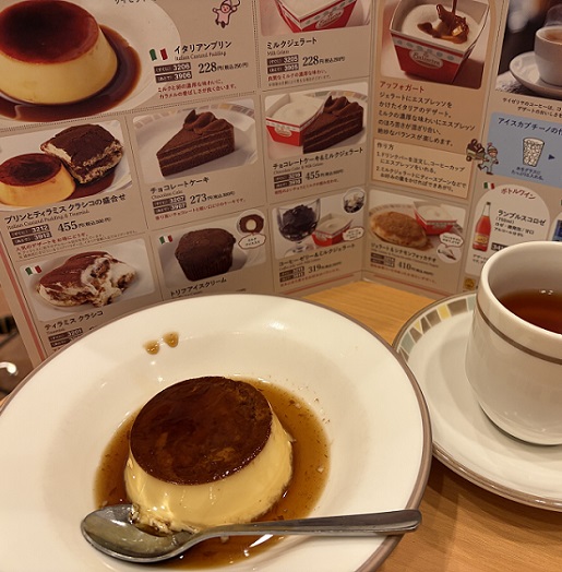 サイゼリアのプリン