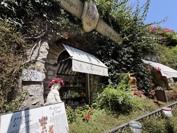カプリ島の中心部