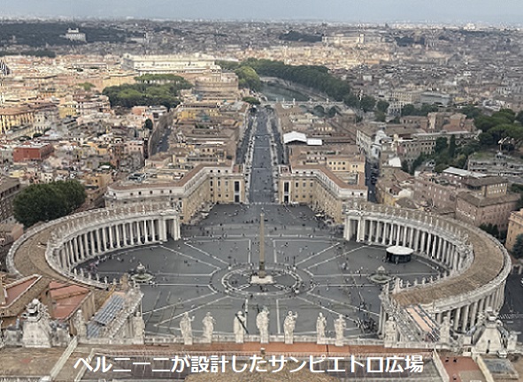 サンピエトロ大聖堂のクーポラからの絶景(ローマ)