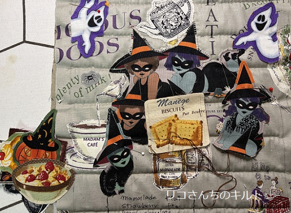 ハロウインミニキルト⑤作り