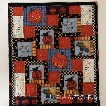 自作のハロウインミニキルト4