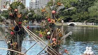 徳川園の和舟飾り（2026年9月22日）