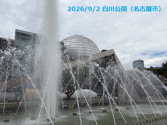 白川公園(2026年9月2日)