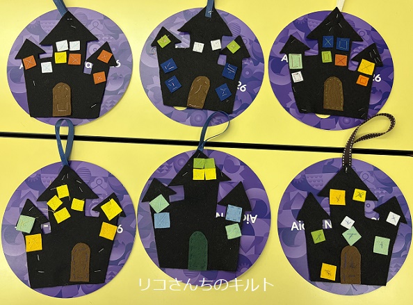 フエルトで作るハロウインオーナメント