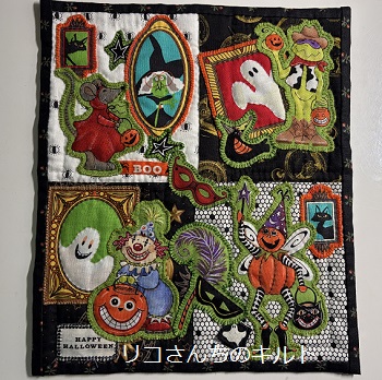 ハロウインミニキルト9完成