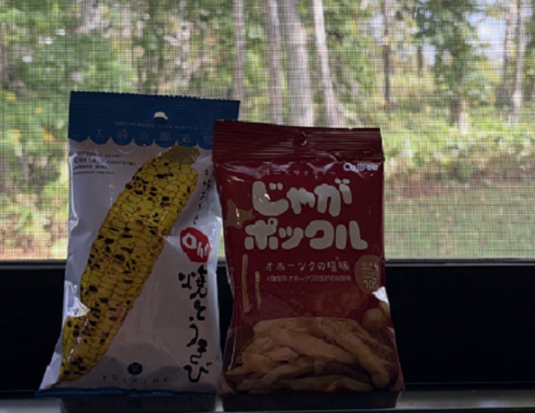 もいわ山頂駅の売店で買った北海道名物のお菓子