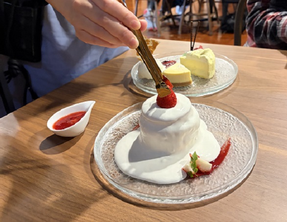 ルタオ運河プラザ店(小樽)朝限定スイーツトロトロプディングショート35%