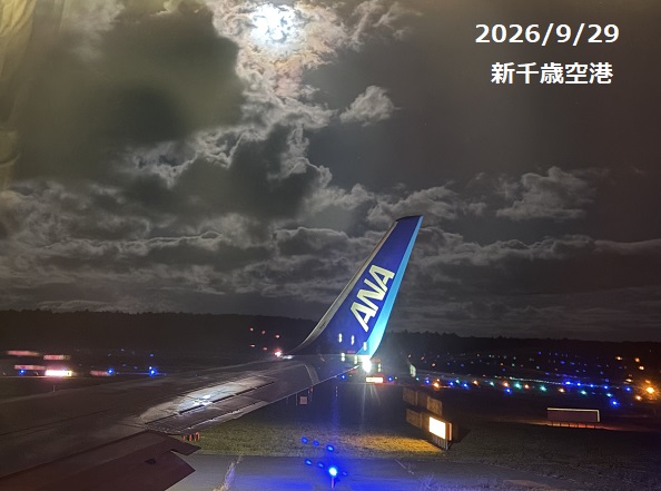 新千歳空港ANA716名古屋行き